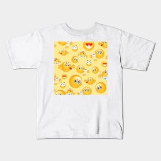 emoji pattern 2 Kids T-Shirt